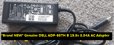 *Brand NEW* Genuine DELL ADP-65TH B AC Adapter 19.5v 3.34A Power Supply Charger UK